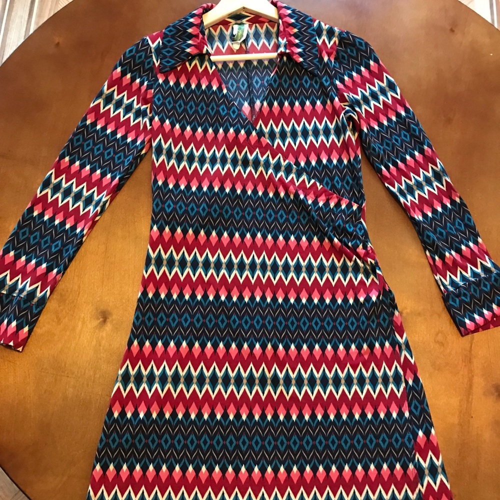 Faux Wrap Party Dress
